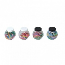 BOTE DE CLIPS COLORES 4ASS