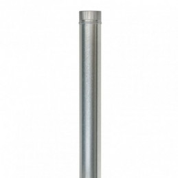 TUBO LISO GALVANIZ 1 M....