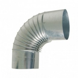 CODO 90 RIZADO GALV. 1 M....