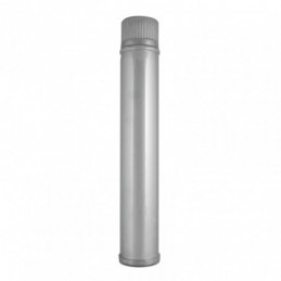 TUBO PELLET 1 M.  INOX 316....
