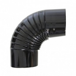 CODO 90 VITRIFICADO NEGRO Ø120