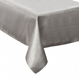 MANTEL 140x360CM.PLATA 100%...