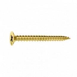 Tornillo Pozidrive latonado...