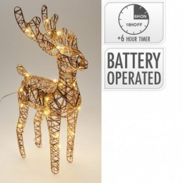 RENO LED 37CM ORO CHAMPÁN