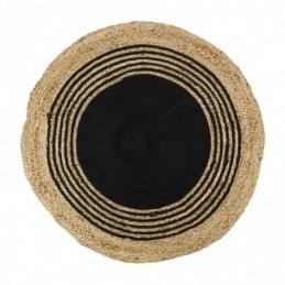 ALFOMBRA YUTE-NEGRO...