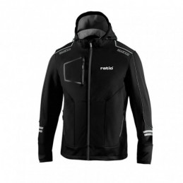 SOFT SHELL GRIS/NEGRO TALLA L