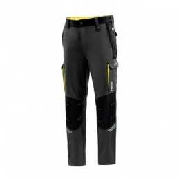 PANTALON GRIS/AMARILLO TALLA L