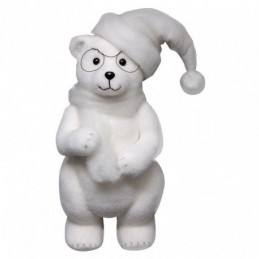 Figura oso de pie con gafas...