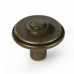 POMO ZAMAK 28 MM CUERO VIBRO