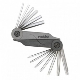 Juego 14 llaves Allen+Torx...