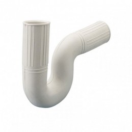 SIFON ABIERTO FLEX.PVC Ø40xØ40