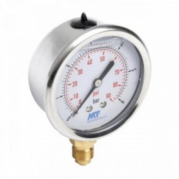 MANOMETRO INOX GLICER DN63...