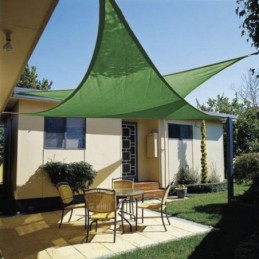 Toldo vela 5x5x5 m. Verde