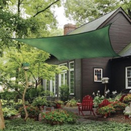Toldo vela 5,5x5,5 m. Verde