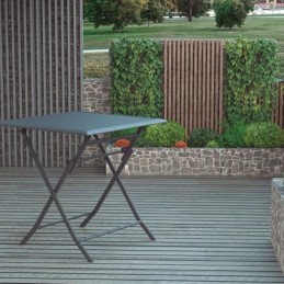 Mesa aluminio 71x71xh71 cm.