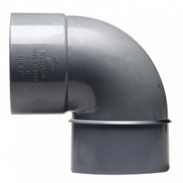 CODO 87º PVC M-H  Ø40mm.