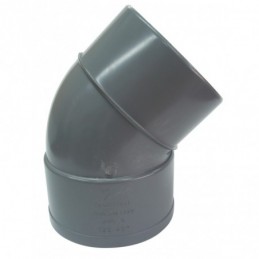 CODO 45º PVC M-H Ø125mm.