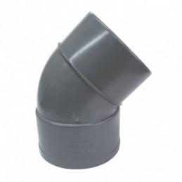 CODO 45º PVC M-H  Ø75mm.