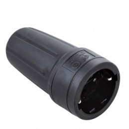 BASE TT 16A-250V CAUCHO...