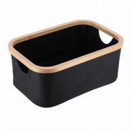 Serie bambú/negro. Cesta...