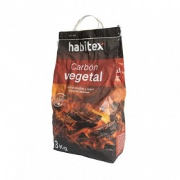 Carbón de  encina 3Kg Habitex