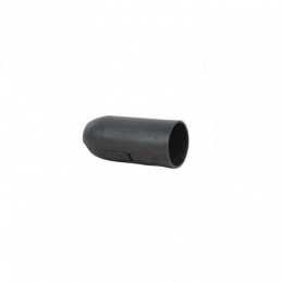 PORTALAMPARAS LISO E14 NEGRO