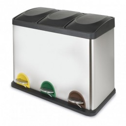 Cubo pedal ecológico triple...