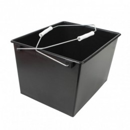 Cubeta plástico negro 16 l