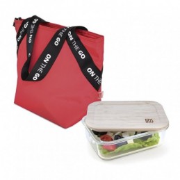 Lunchbag Tote On the Go roja