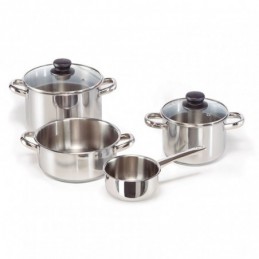 Bateria cocina acero...