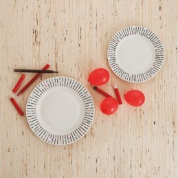 Vajilla porcelana 18 pzas....