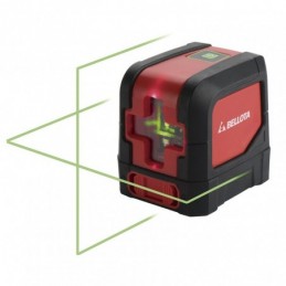 Nivel laser en cruz verde 20m.