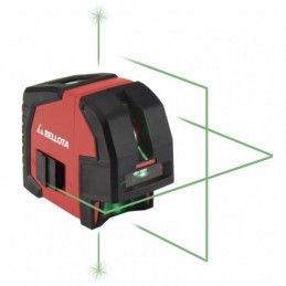 Nivel laser en cruz verde 30m