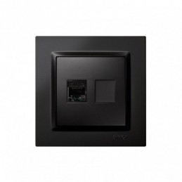 RJ45 CAT.5E NEGRO SIMON 10