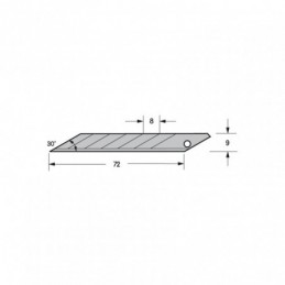 Cuchilla TAJIMA LCB-39, 10...