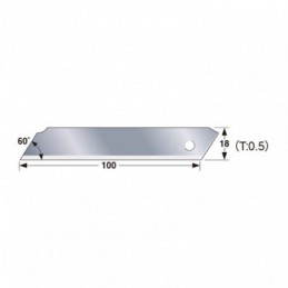 Cuchilla TAJIMA LCB-50S, 10...