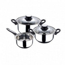 BATERIA COCINA 5P. ACERO...