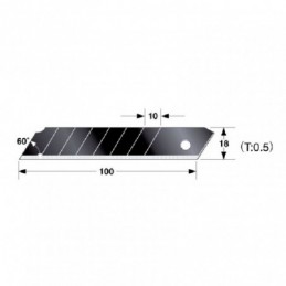 Cuchilla TAJIMA LCB-65, 10...