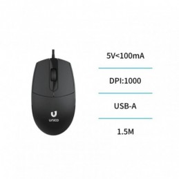 RATON CON CABLE NEGRO