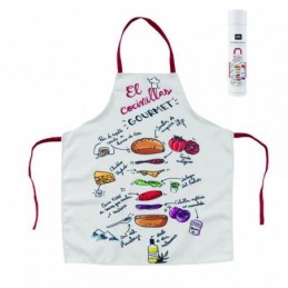 DELANTAL UNISEX RECETA BURGUER