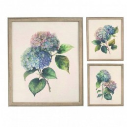 CUADRO 60X50. HORTENSIAS....
