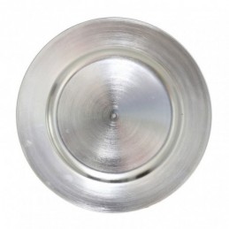 BAJO PLATO PP 33 CM. PLATA