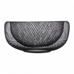 FRUTERO METALICO NEGRO 27 CM.