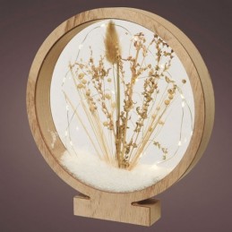 FIGURA LUMINOSA MADERA...