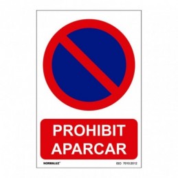 SEÑAL PROHIBIT APARCAR PVC...
