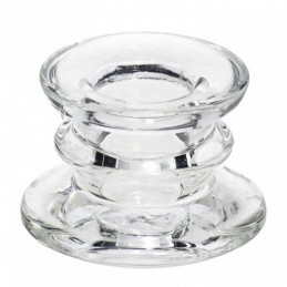 PORTAVELAS CRISTAL 5,7X3,8 CM.