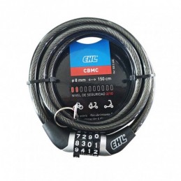 CANDADO CABLE COMBINACION....