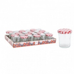 TARRO CRISTAL CON TAPA METAL