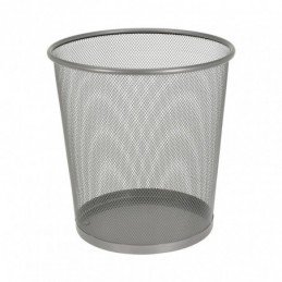 PAPELERA METAL REJILLA GRIS...