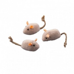 JUGUETE PARA GATOS RATÓN 3 UDS